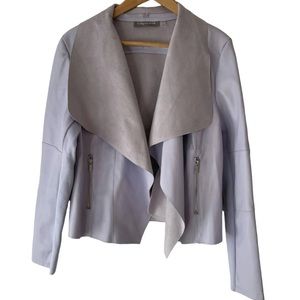 Bagatelle Faux Leather Jacket Lavender